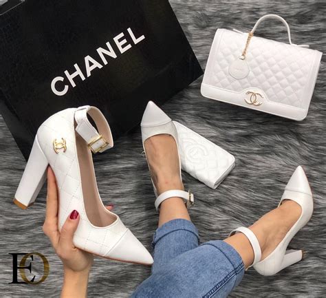 chanel white gold heels|chanel shoes online outlet.